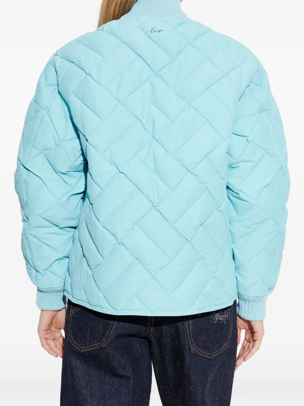 Kenzo Gewatteerd jack met zak Blauw