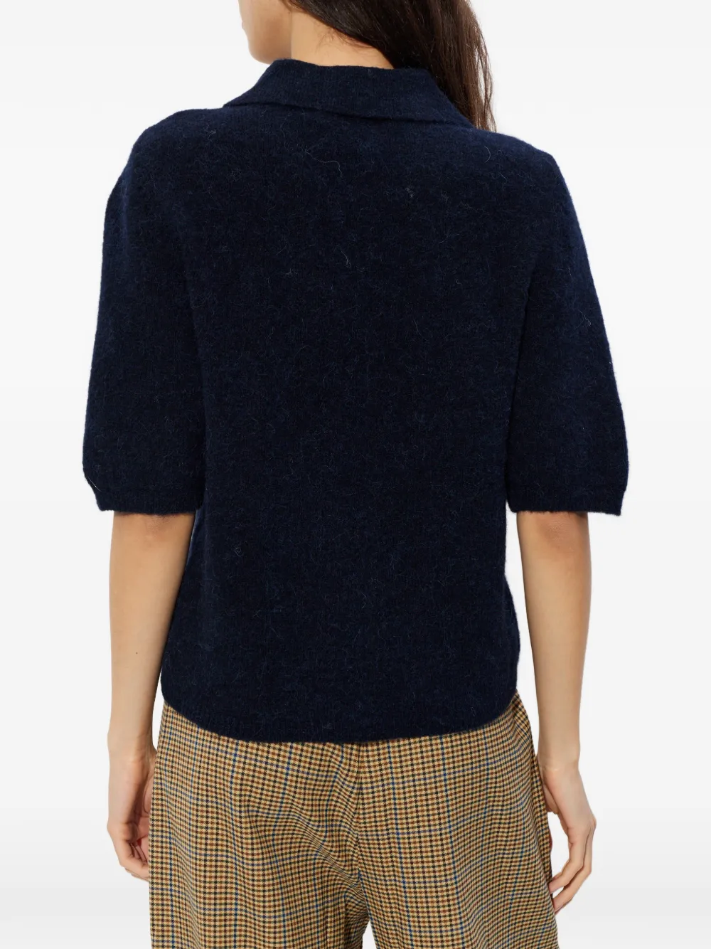 Gestuz Gzalpha poloshirt met knopen Blauw