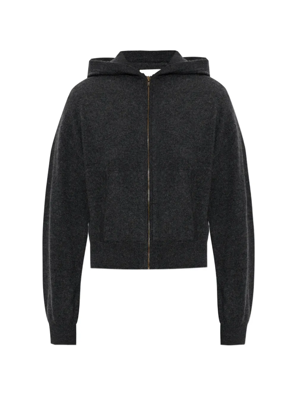 Lisa Yang hooded zip sweater - Grau