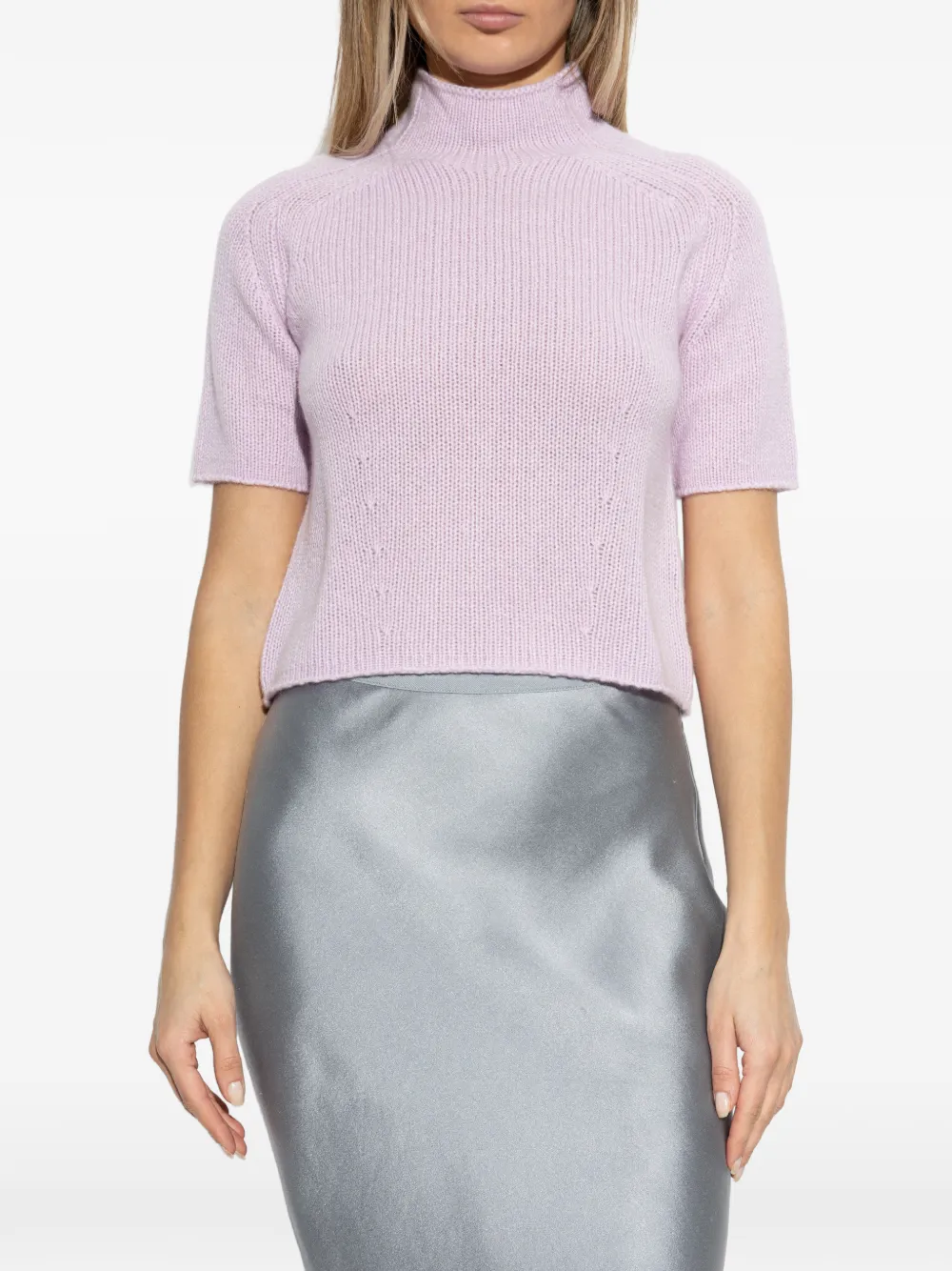  Lisa Yang Fride Short Sleeve Sweater - Pink 