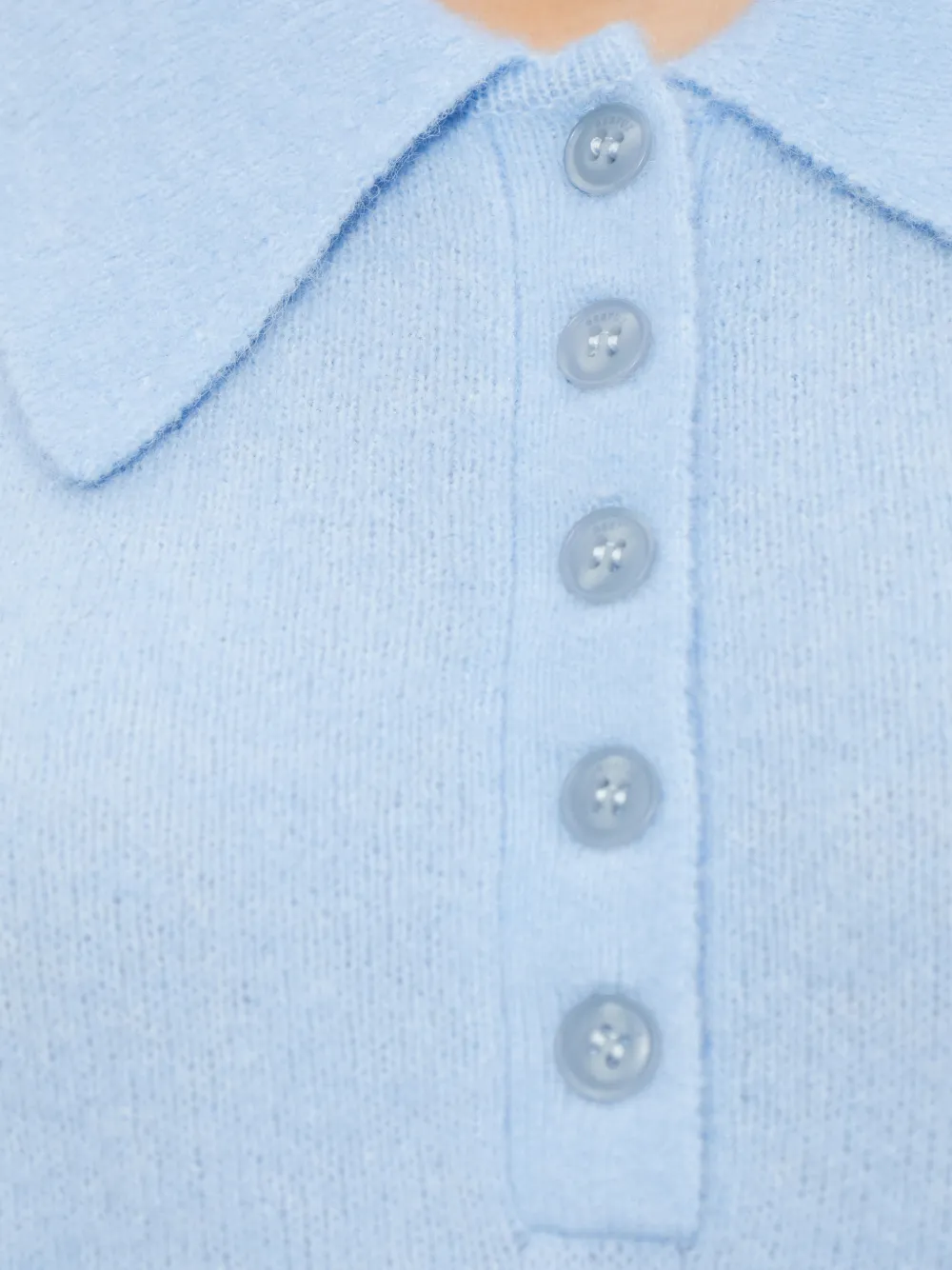 Gestuz Polotop met kraag Blauw