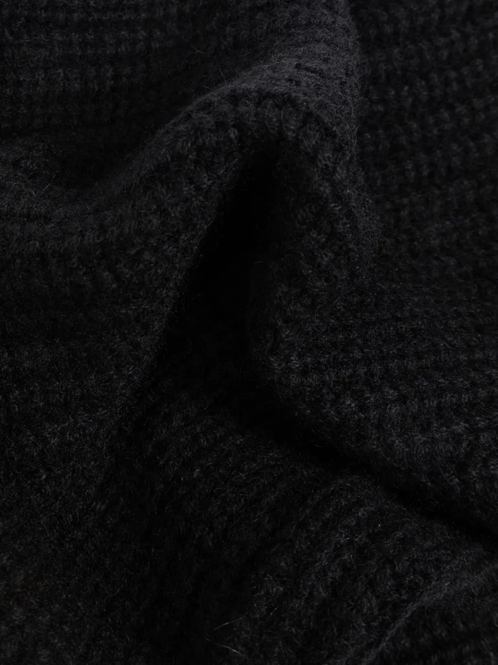  Lisa Yang Ribbed Scarf - Black 