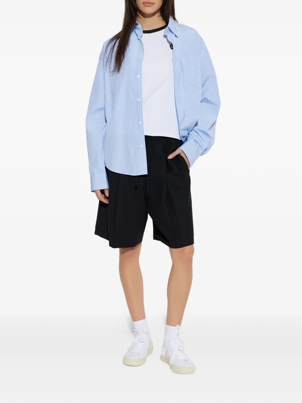 Kenzo T-shirt met contrasterende afwerking Wit