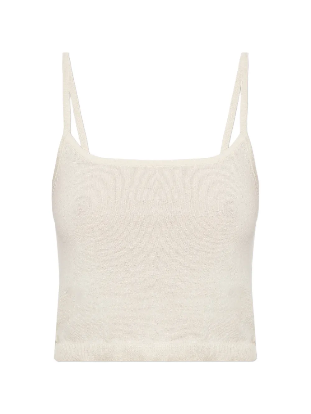 Officine Generale Eliane square-neck top - Nude