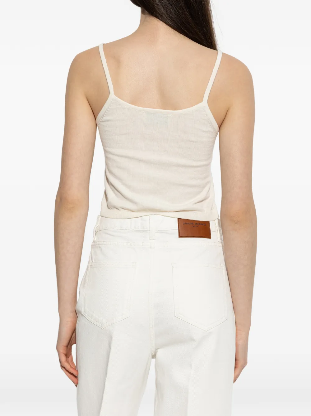 Eliane Square-Neck Top