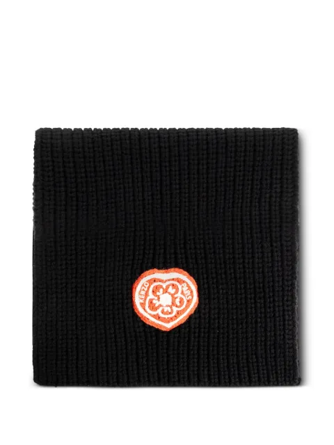 Kenzo logo-patch scarf