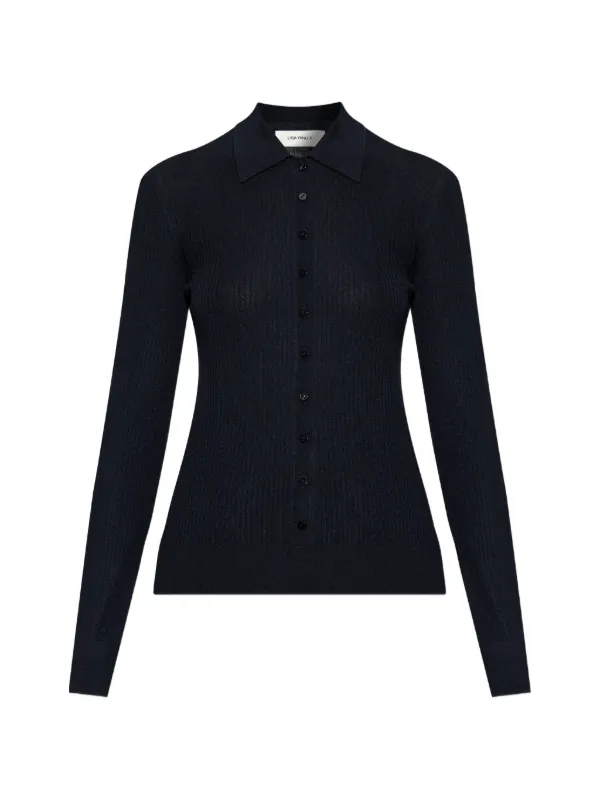 Lisa Yang Agata Cardigan in Blue