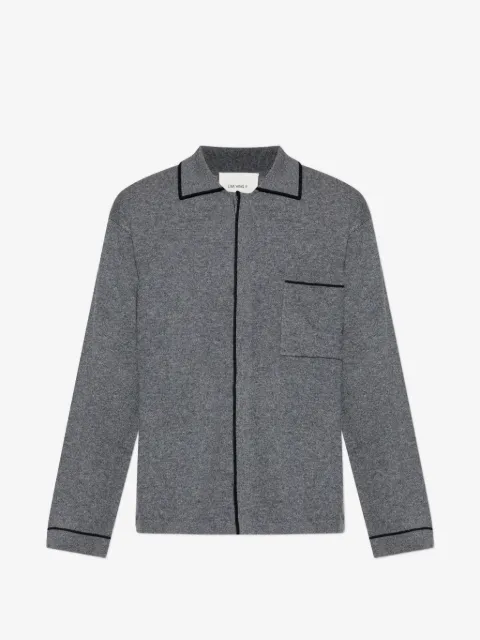 Lisa Yang Joshua piped-trim cardigan