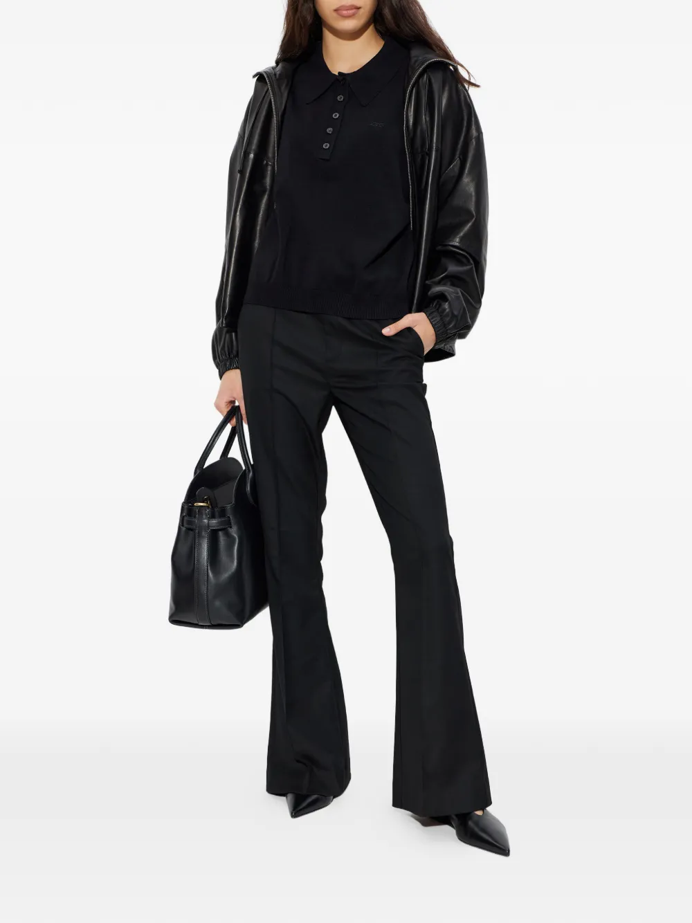  Gestuz Gztalla Buttoned Polo Shirt - Black 