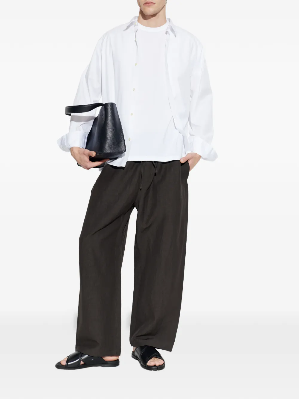  Officine Generale Camisa Con Botones - Blanco 