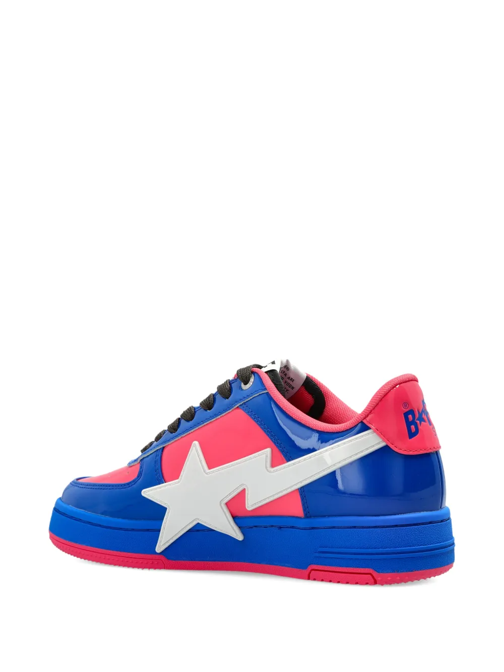 A BATHING APE star-motif sneakers Roze