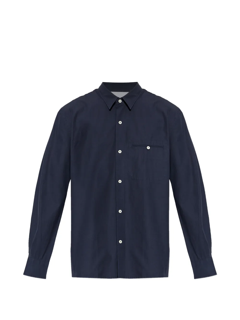 Officine Generale button-fastening chest-pocket shirt - Blu