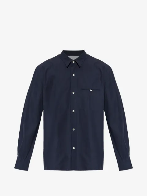 Officine Generale button-fastening chest-pocket shirt