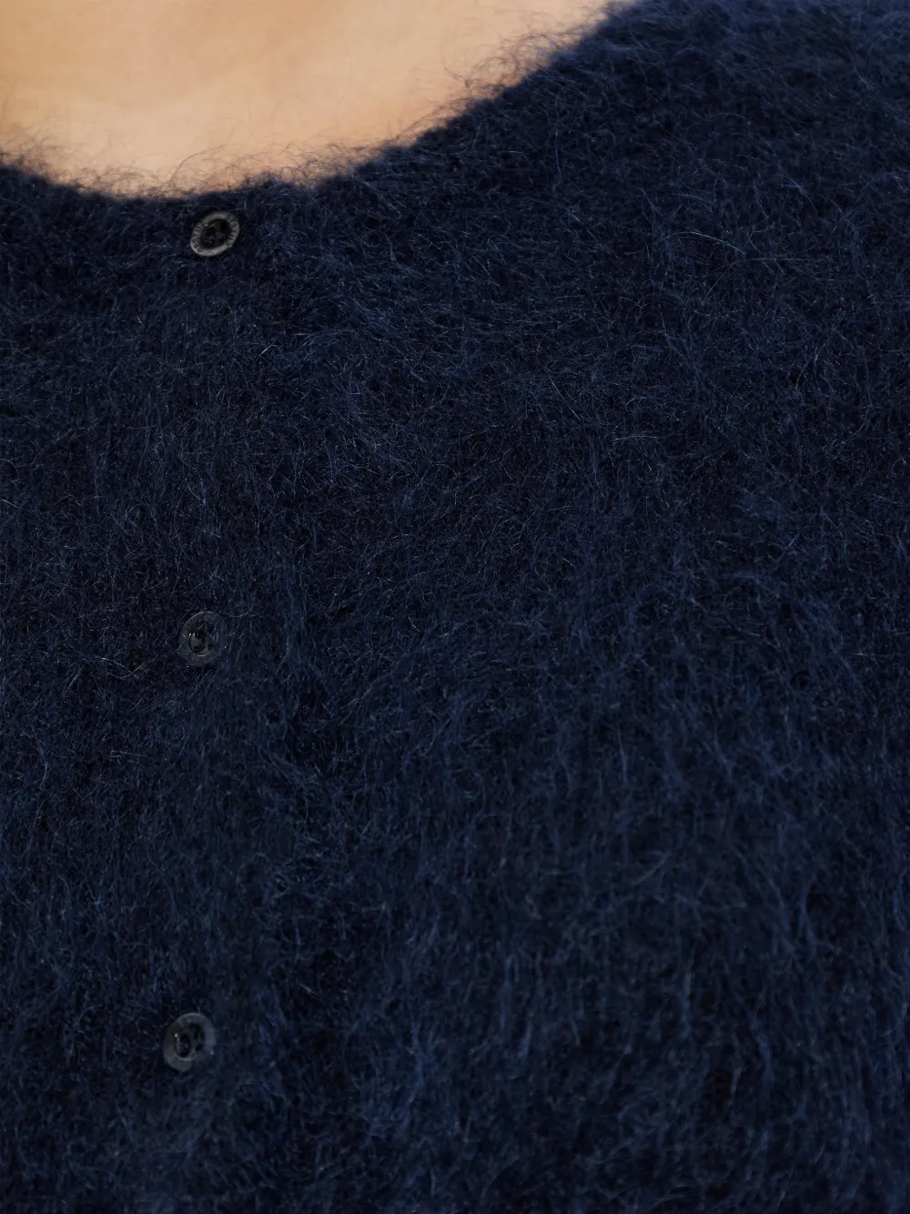 Gestuz Gzdebbie vest met knopen Blauw