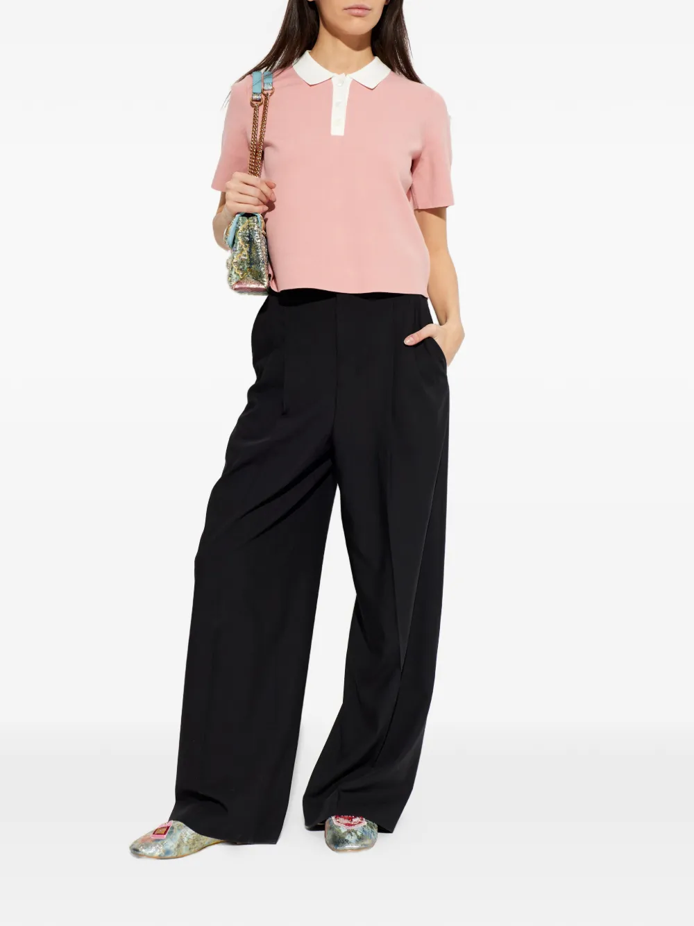Kate Spade Gebreide polotop Roze