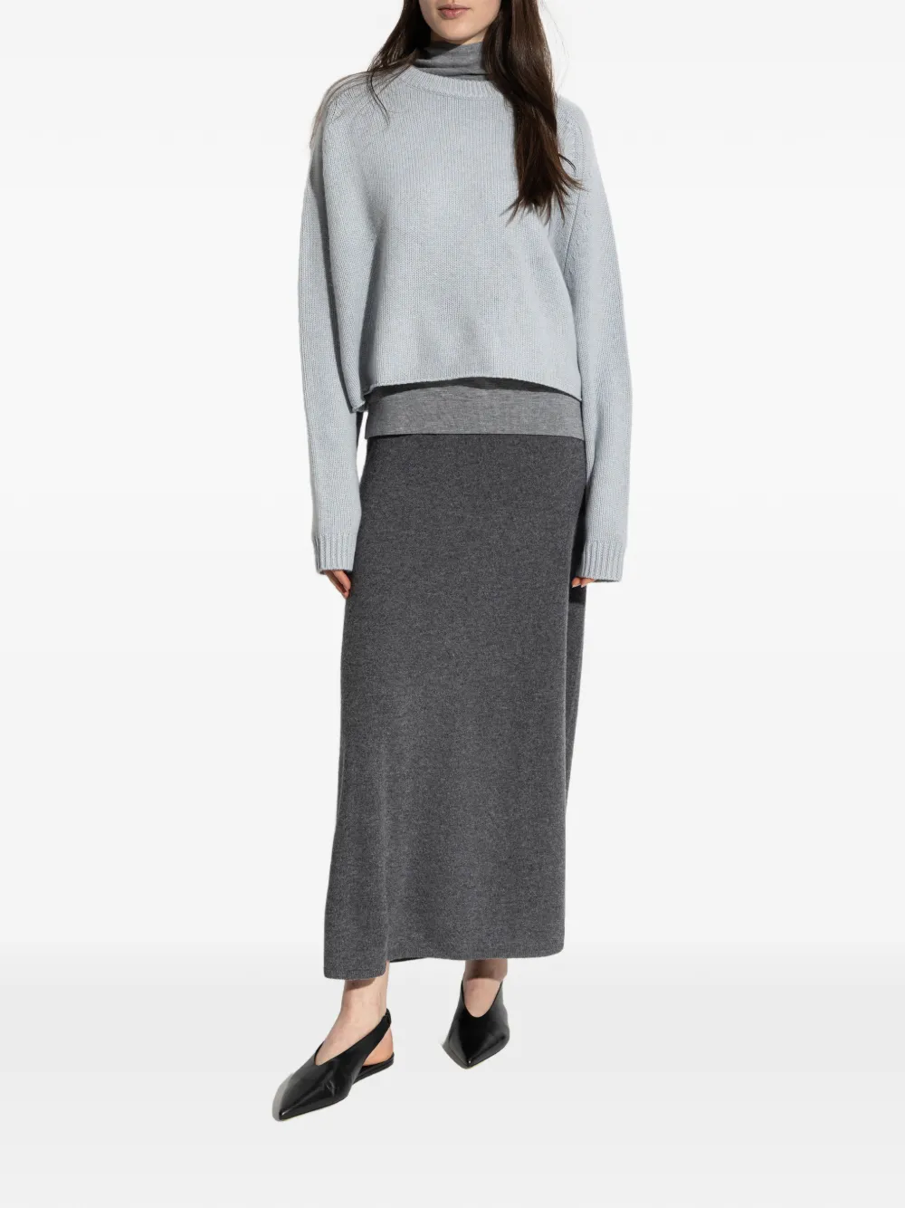 Karine Cropped Knitted Top