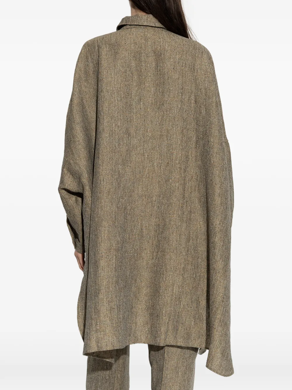 Officine Generale Linnen blouse Beige