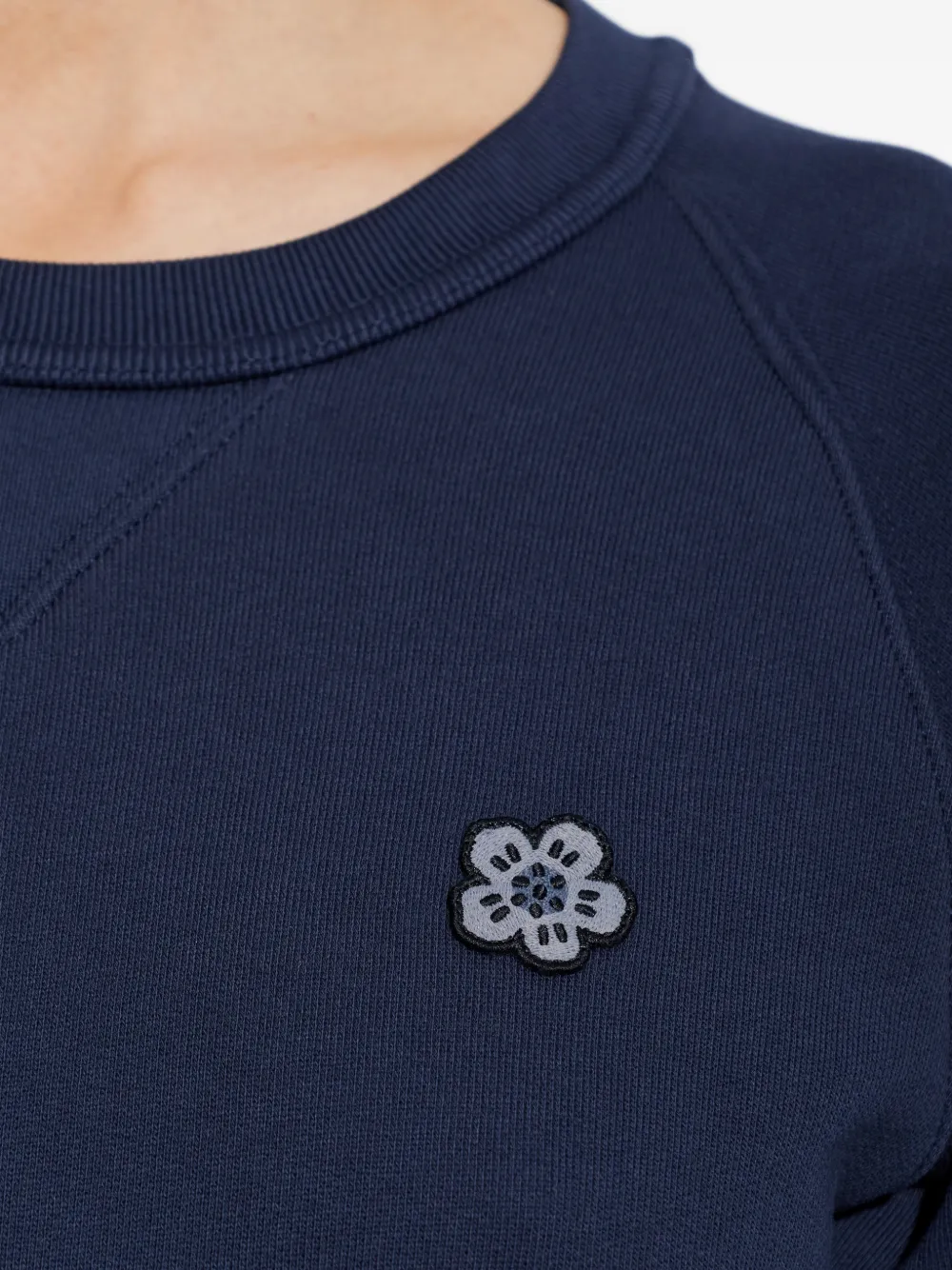 Kenzo Sweater met logopatch Blauw