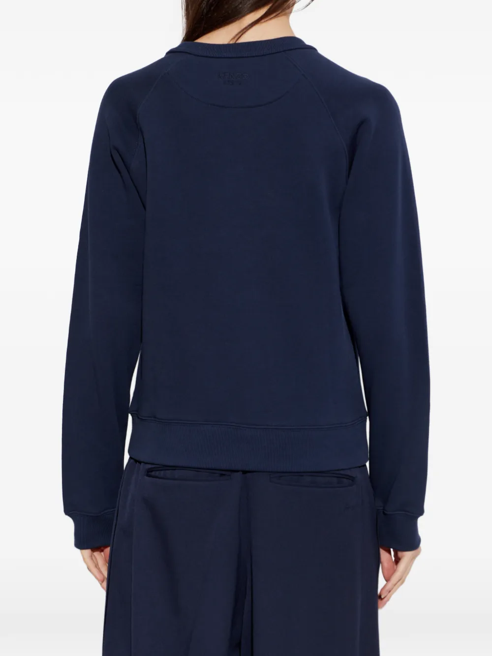 Kenzo Sweater met logopatch Blauw