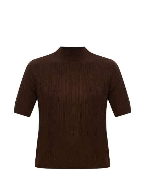 Officine Generale ribbed short-sleeve T-shirt