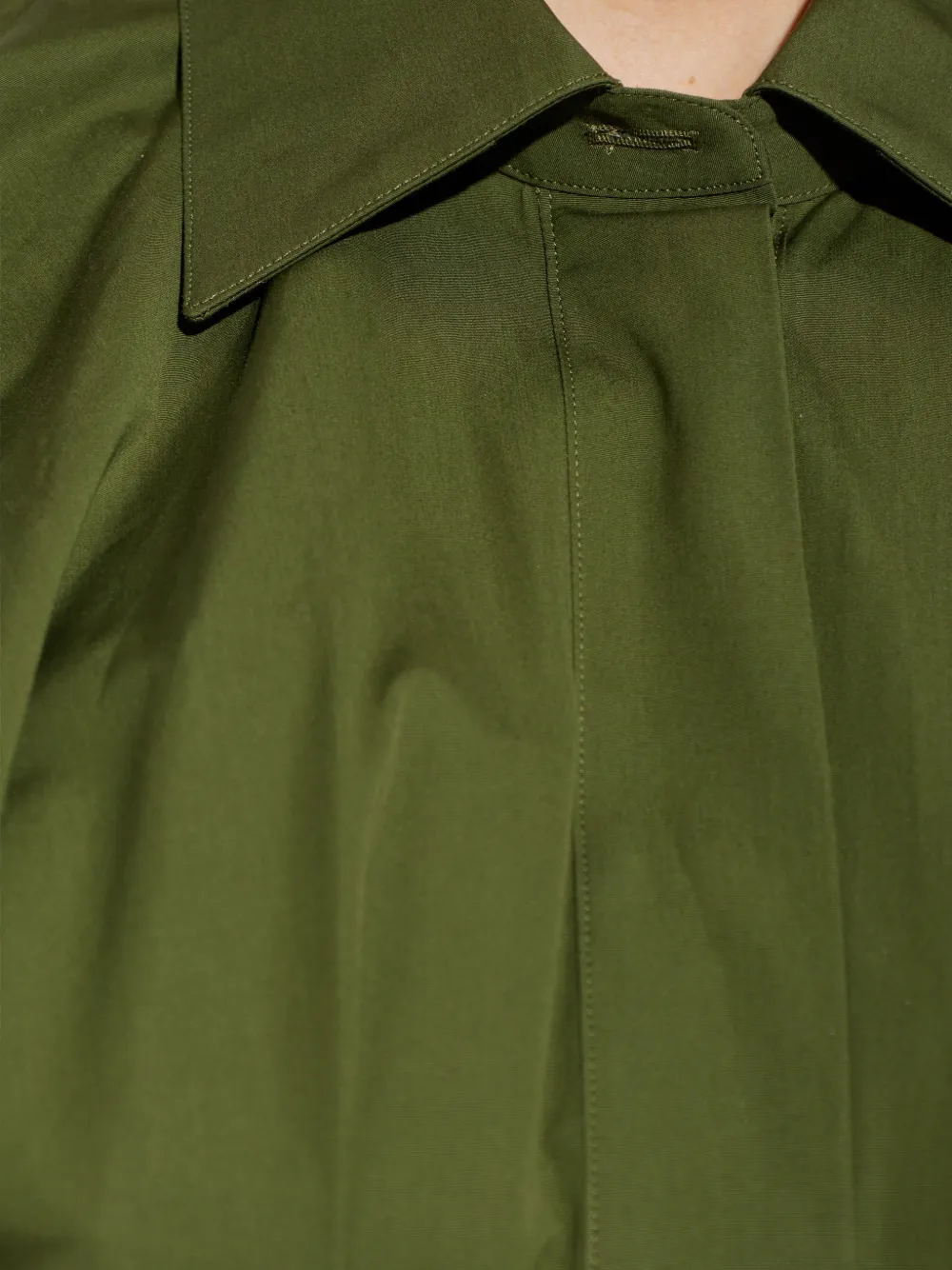 Givenchy Geplooide shirtjurk Groen