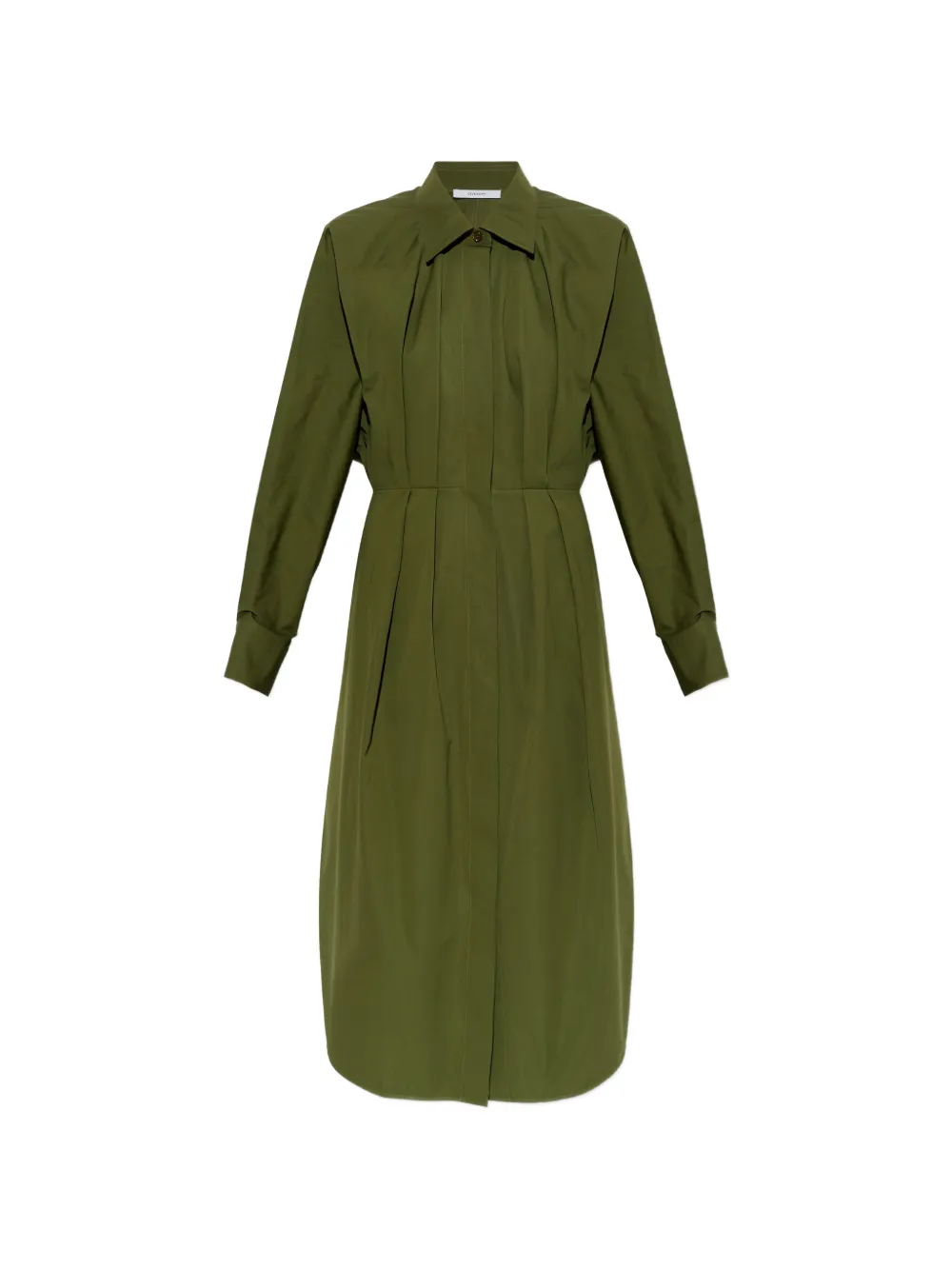 Givenchy pleated shirt dress - Green