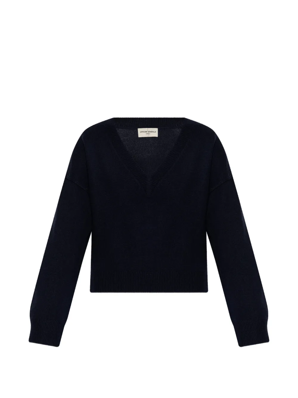 Officine Generale Misty V-neck sweater - Blu