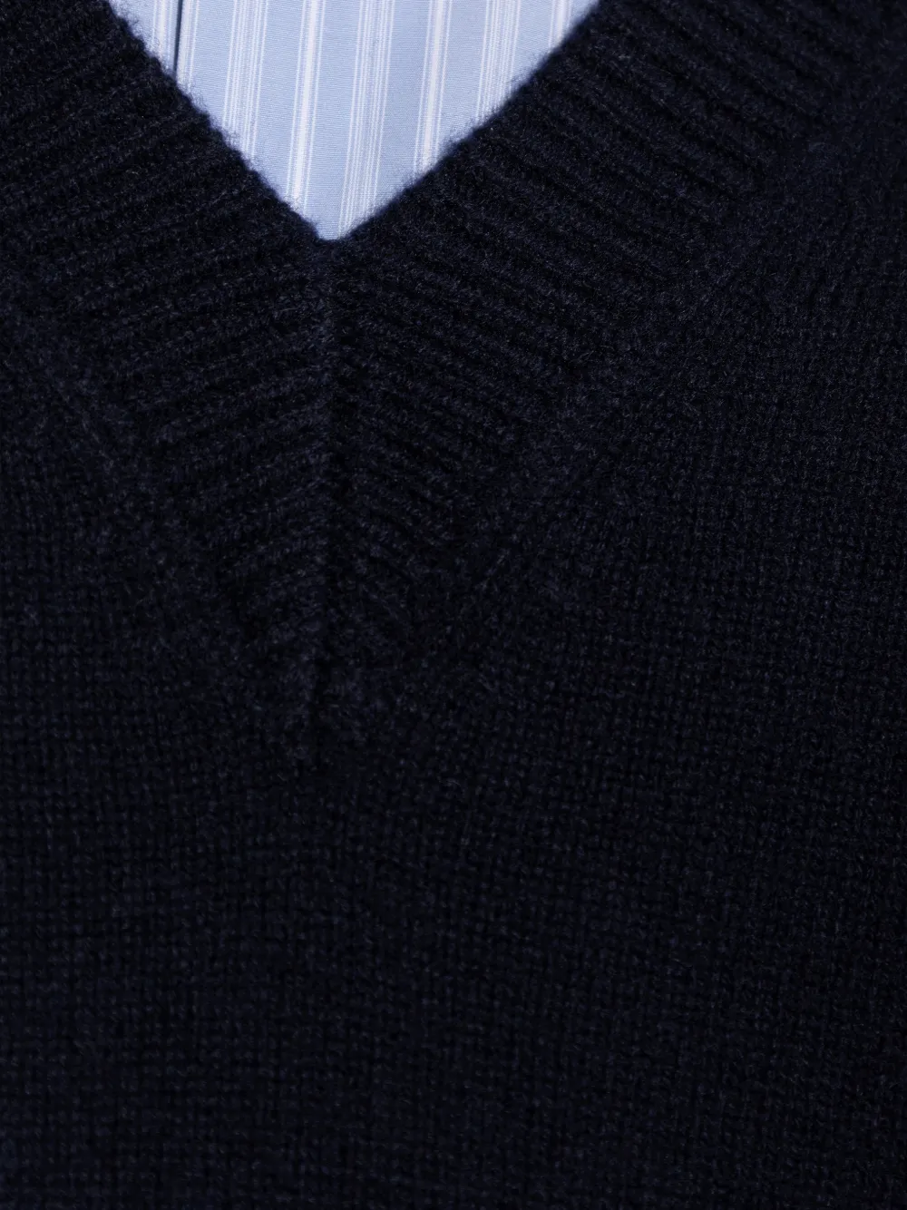 Officine Generale Misty trui met V-hals Blauw