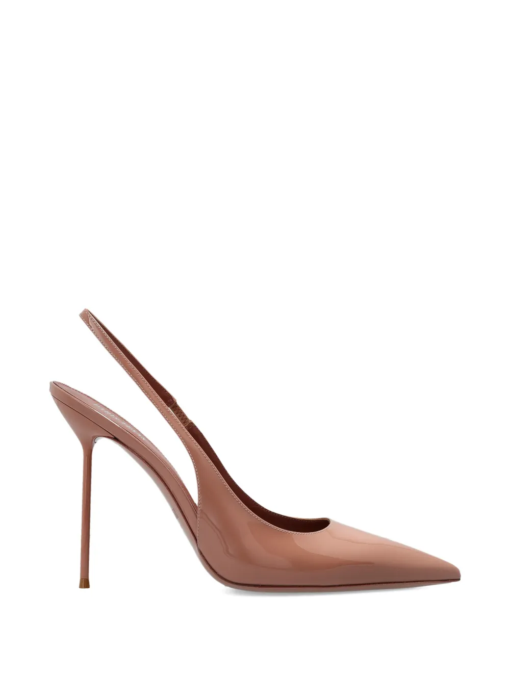 Paris Texas point toe slingback pumps Beige