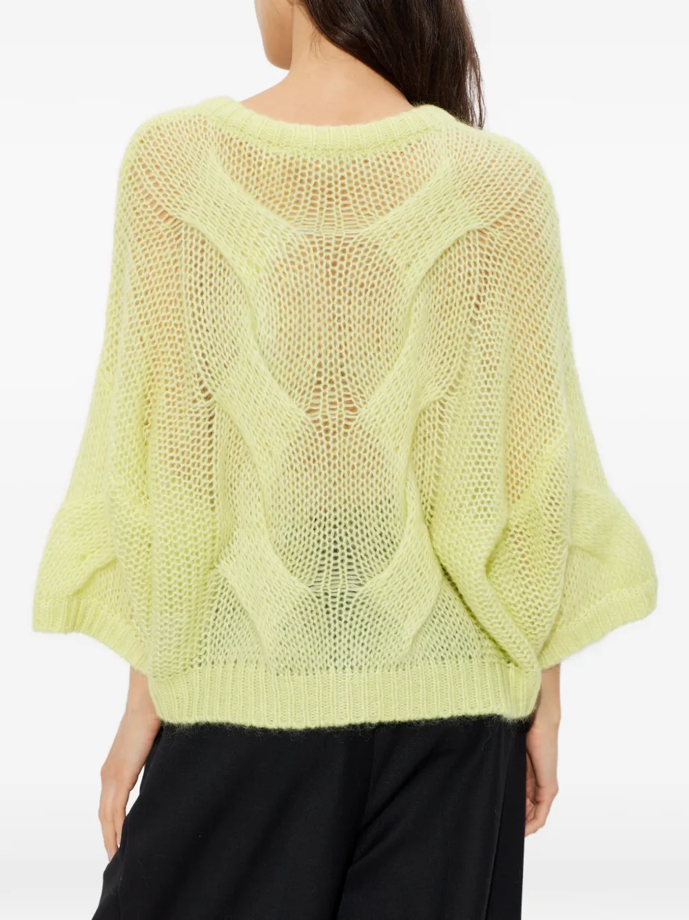 Gestuz Vest met knopen Groen