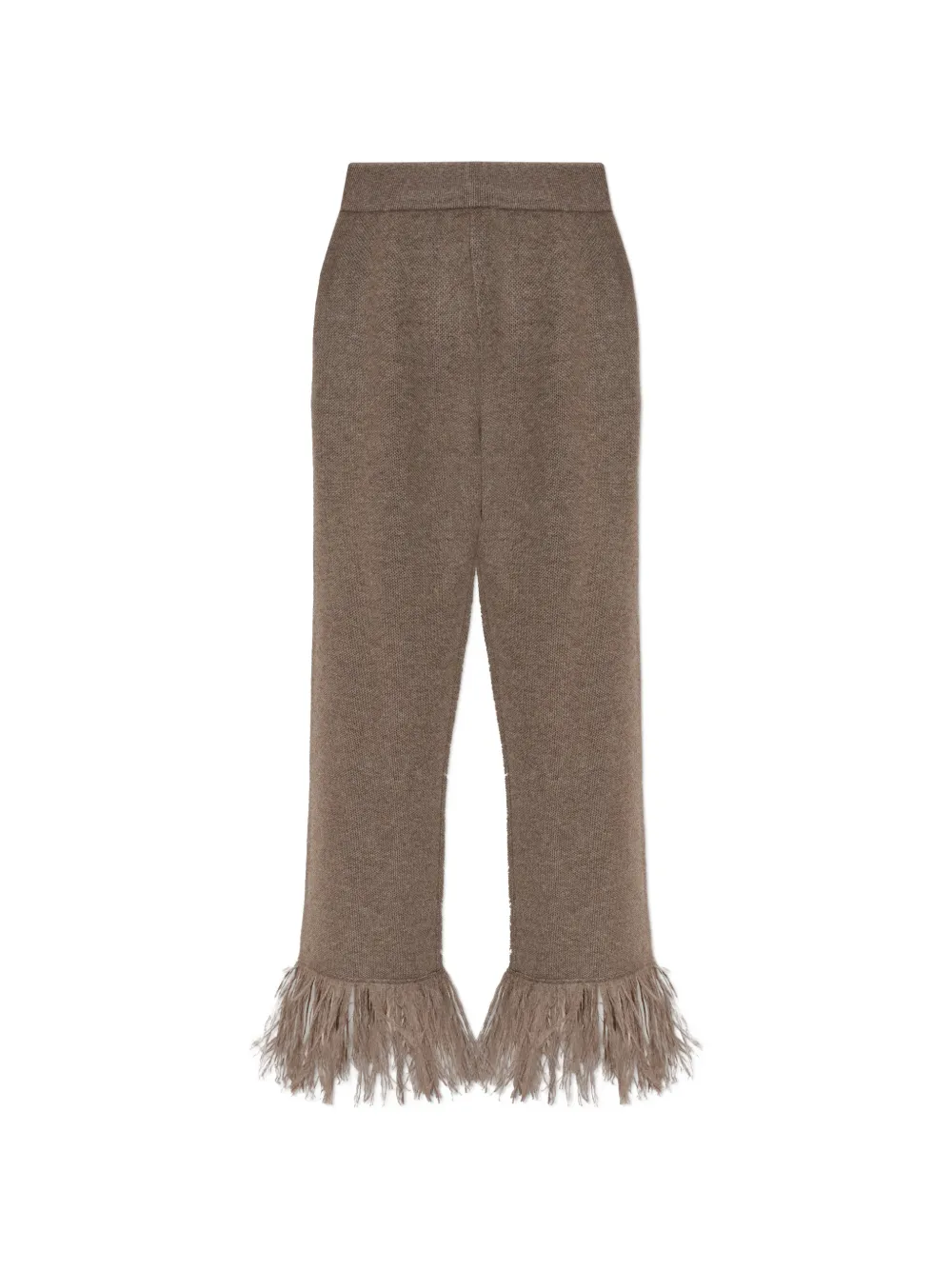 Lisa Yang fringed trousers - Braun