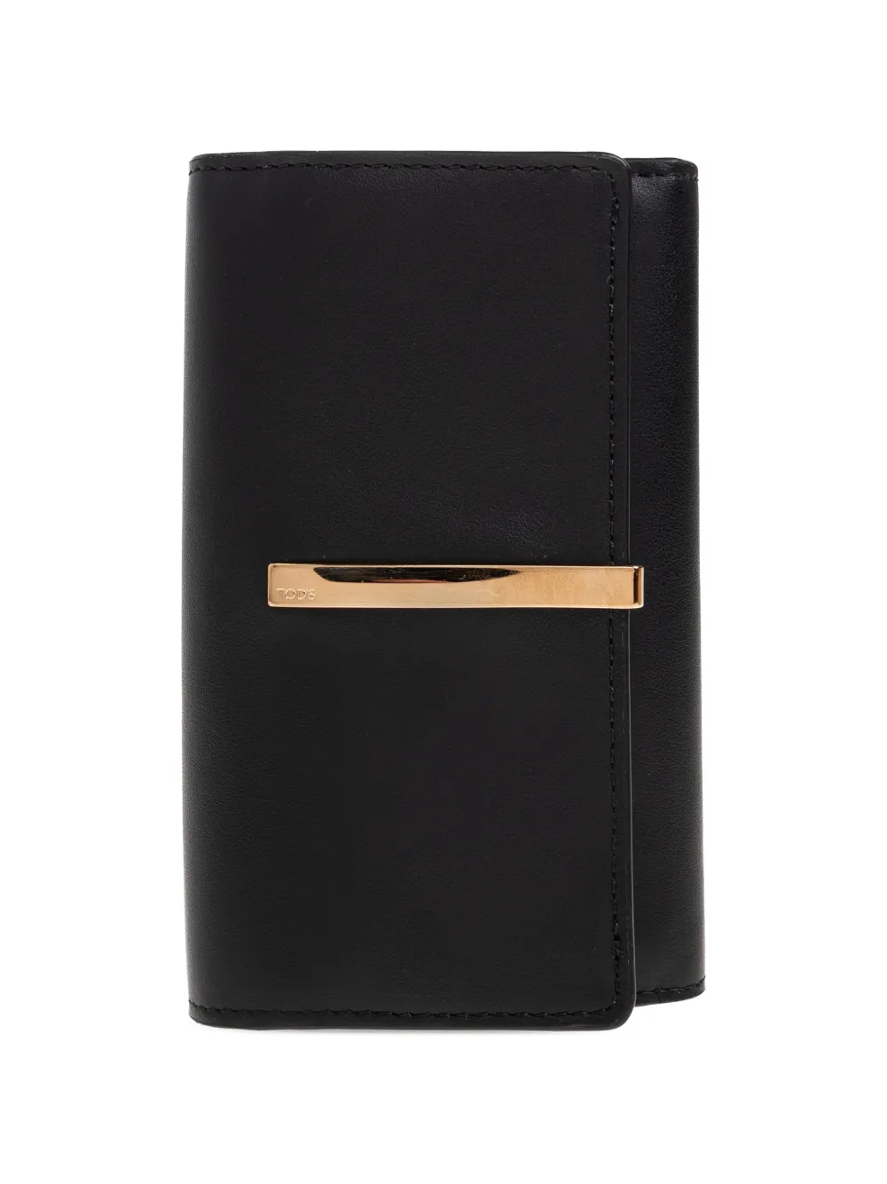  Tod's Logo-plaque Wallet - Black 