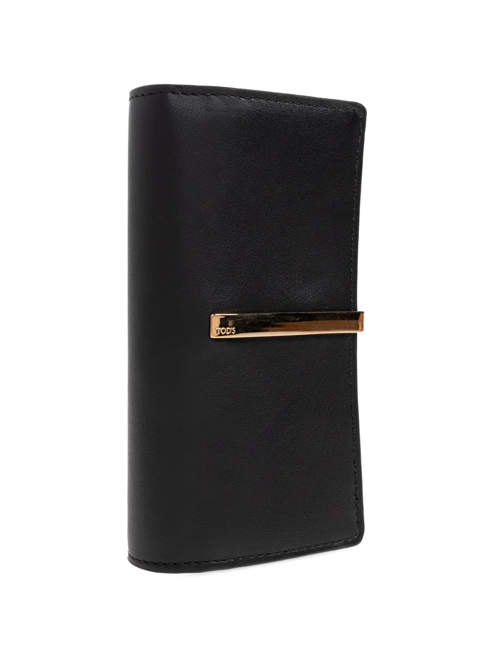  Tod's Logo-plaque Wallet - Black 