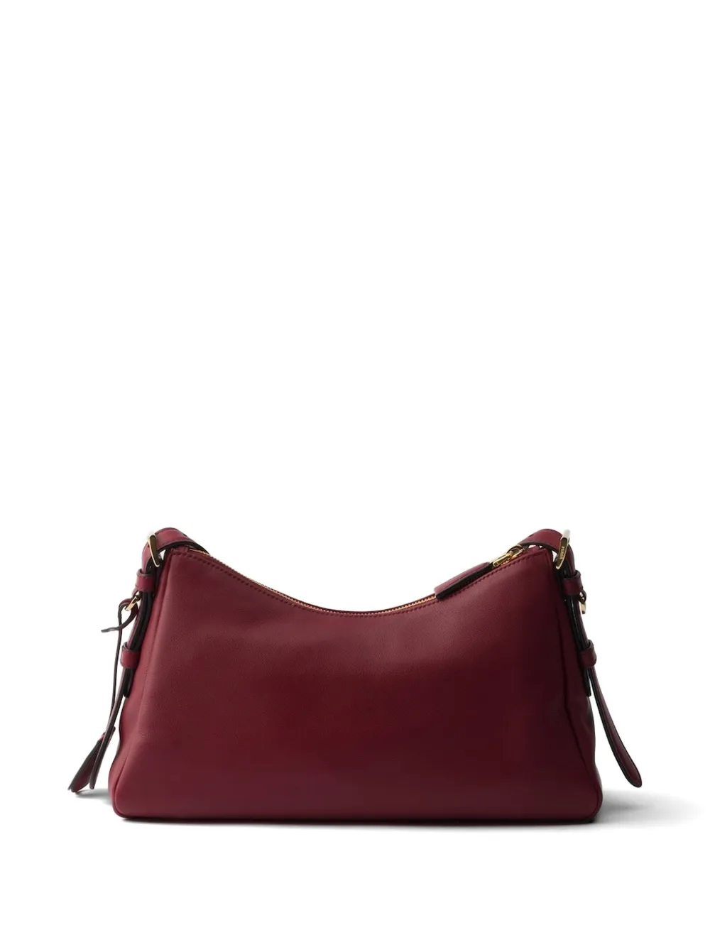 Prada Aimée medium suède schoudertas Rood