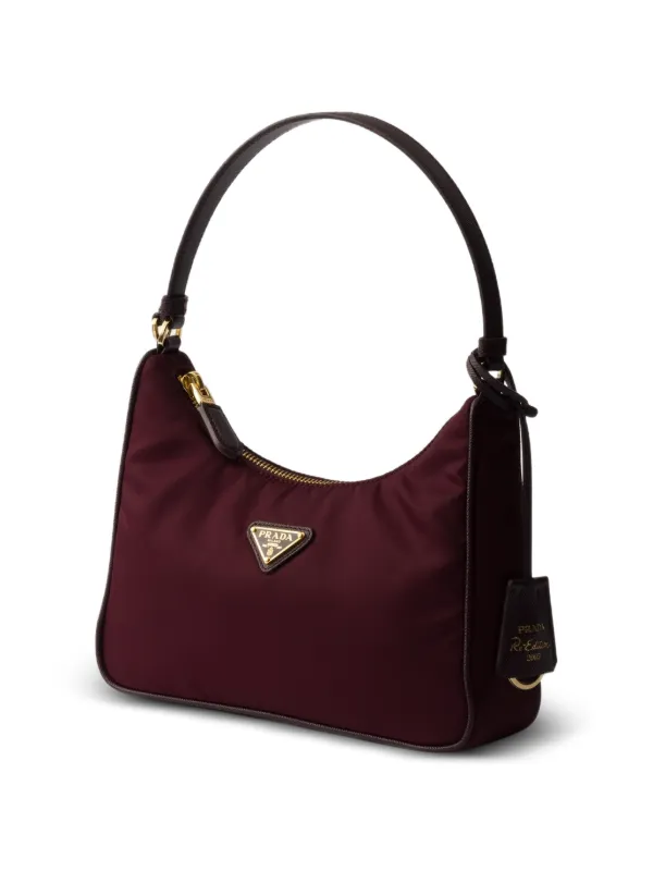 Prada Mini Re-Edition 2005 Zip Tote Bag | Red | FARFETCH