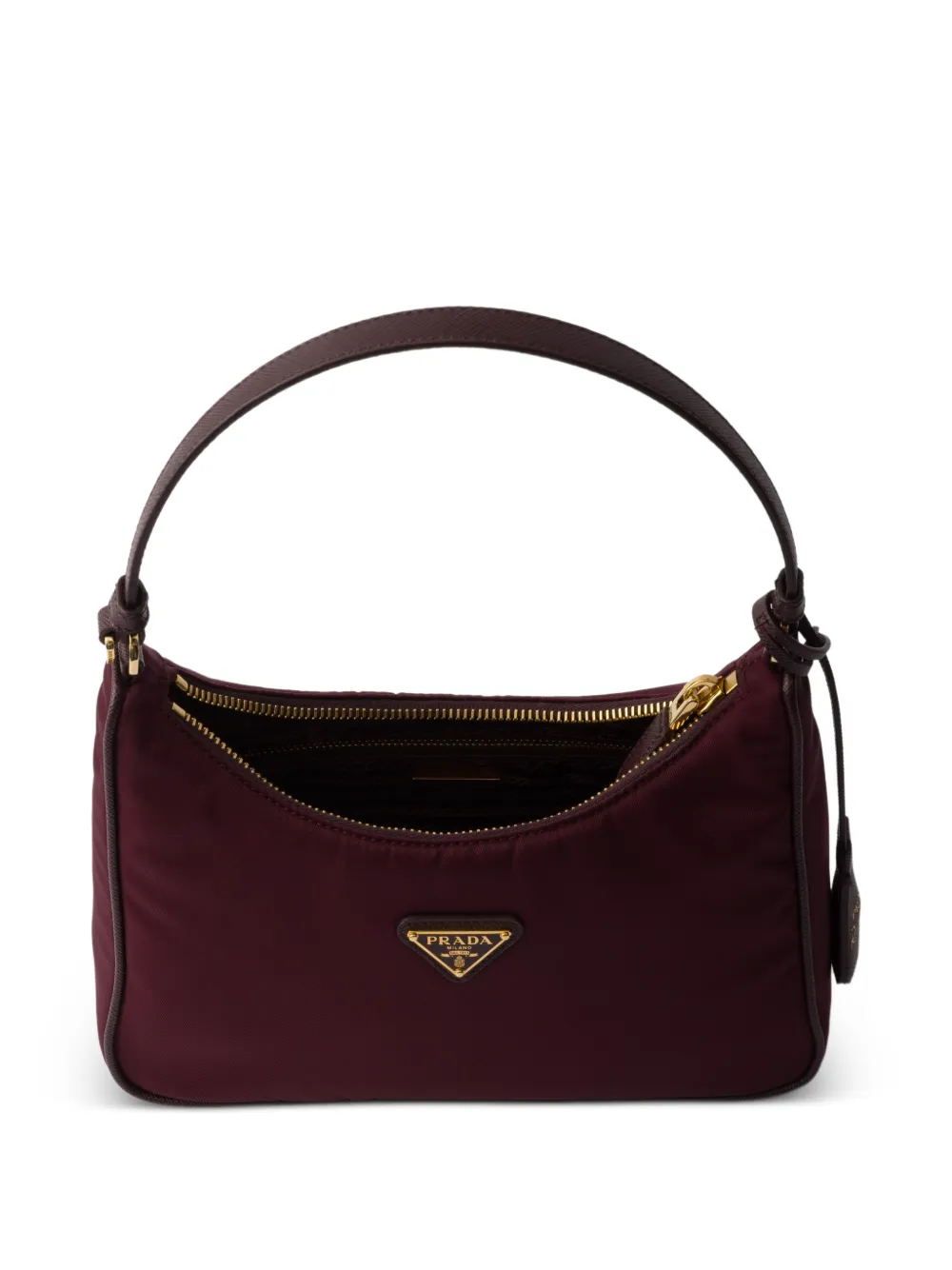 Prada Re-Edition 2005 Re-Nylon en Saffiano mini-tas Rood