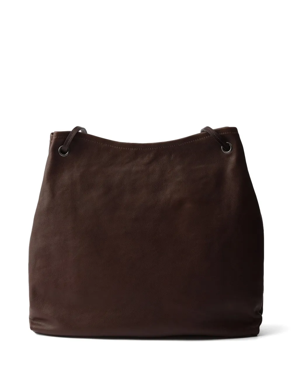 Prada Route grote schoudertas Bruin