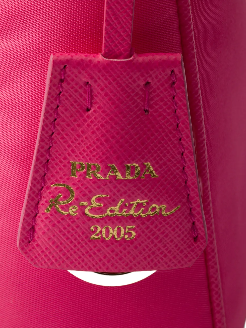 Prada Re-Edition 2005 mini-shopper Roze