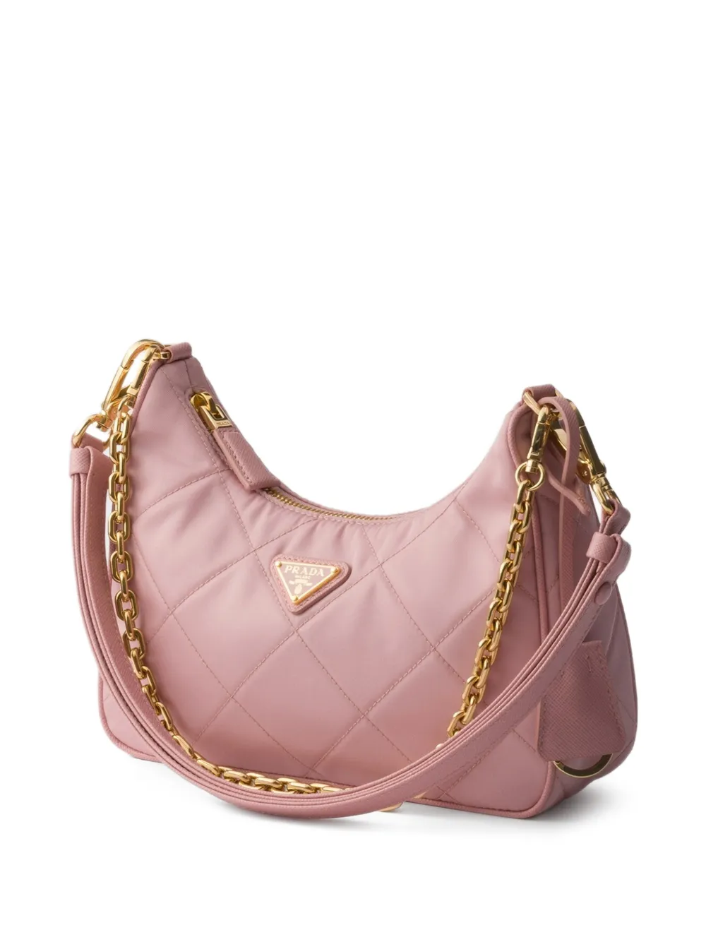 Prada 1995 Chaîne Re-Edition schoudertas Roze