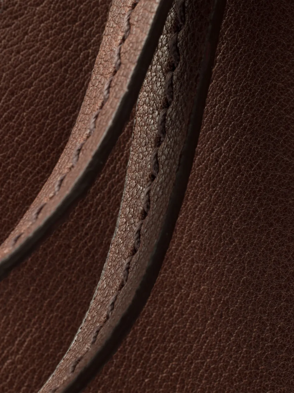 Prada Route grote leren shopper Bruin