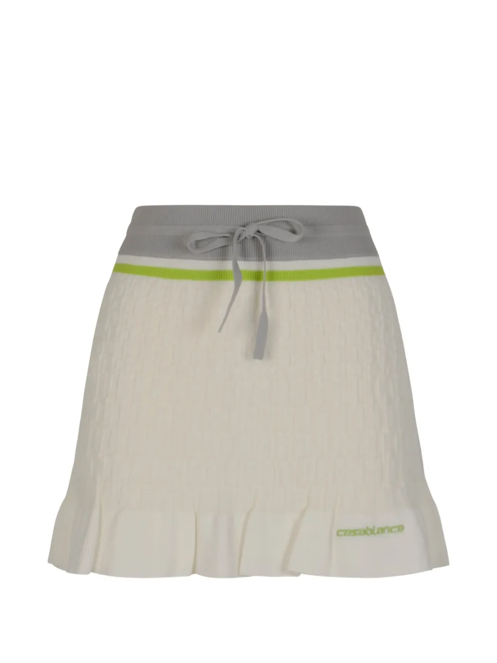 Casablanca Minigonna con coulisse - Bianco