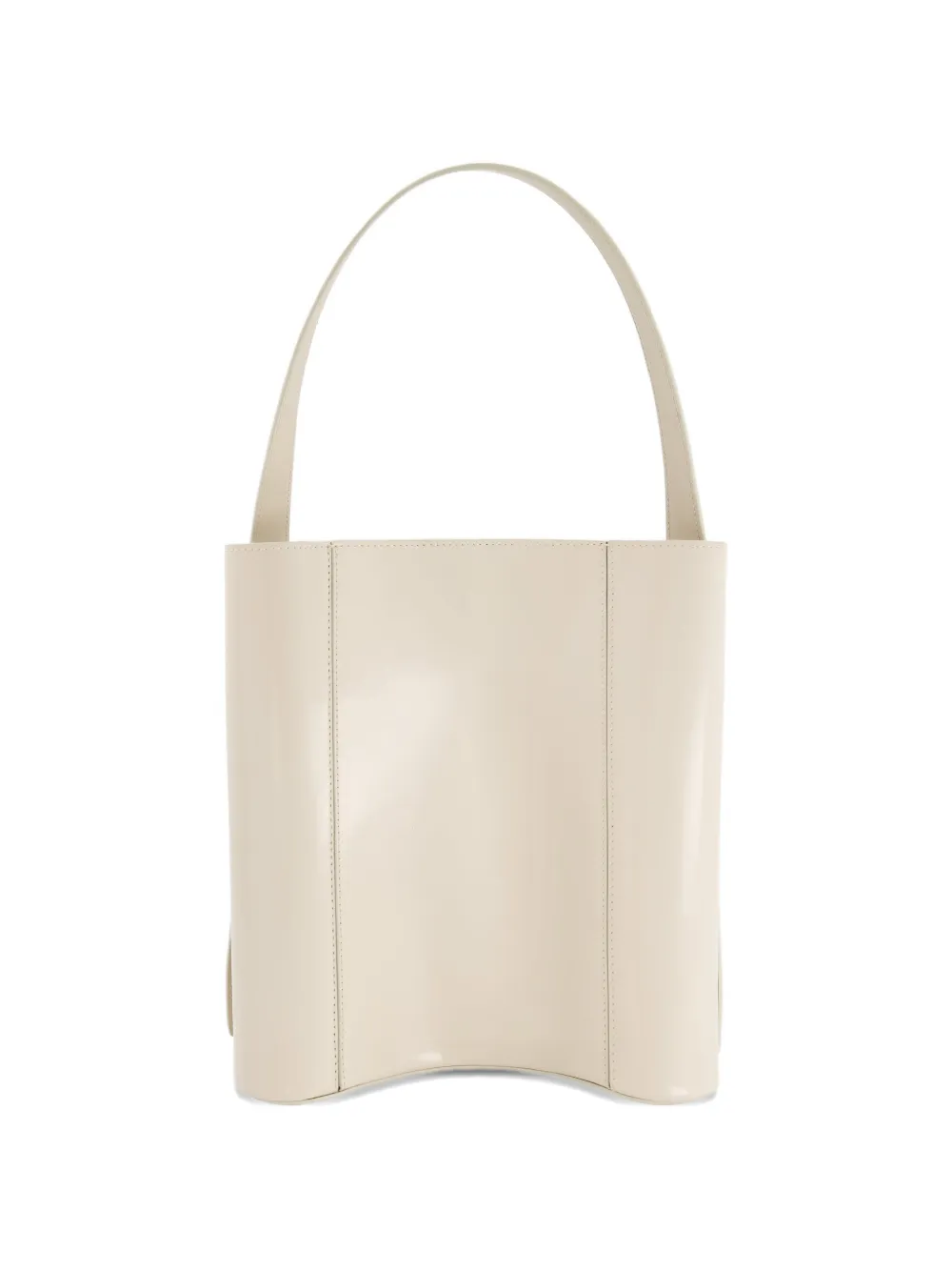 Coperni Cilindervormige ergonomische bucket-tas Beige