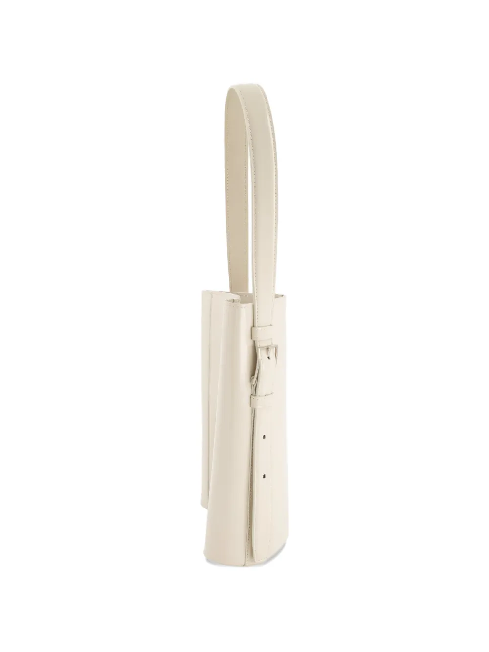Coperni Cilindervormige ergonomische bucket-tas Beige
