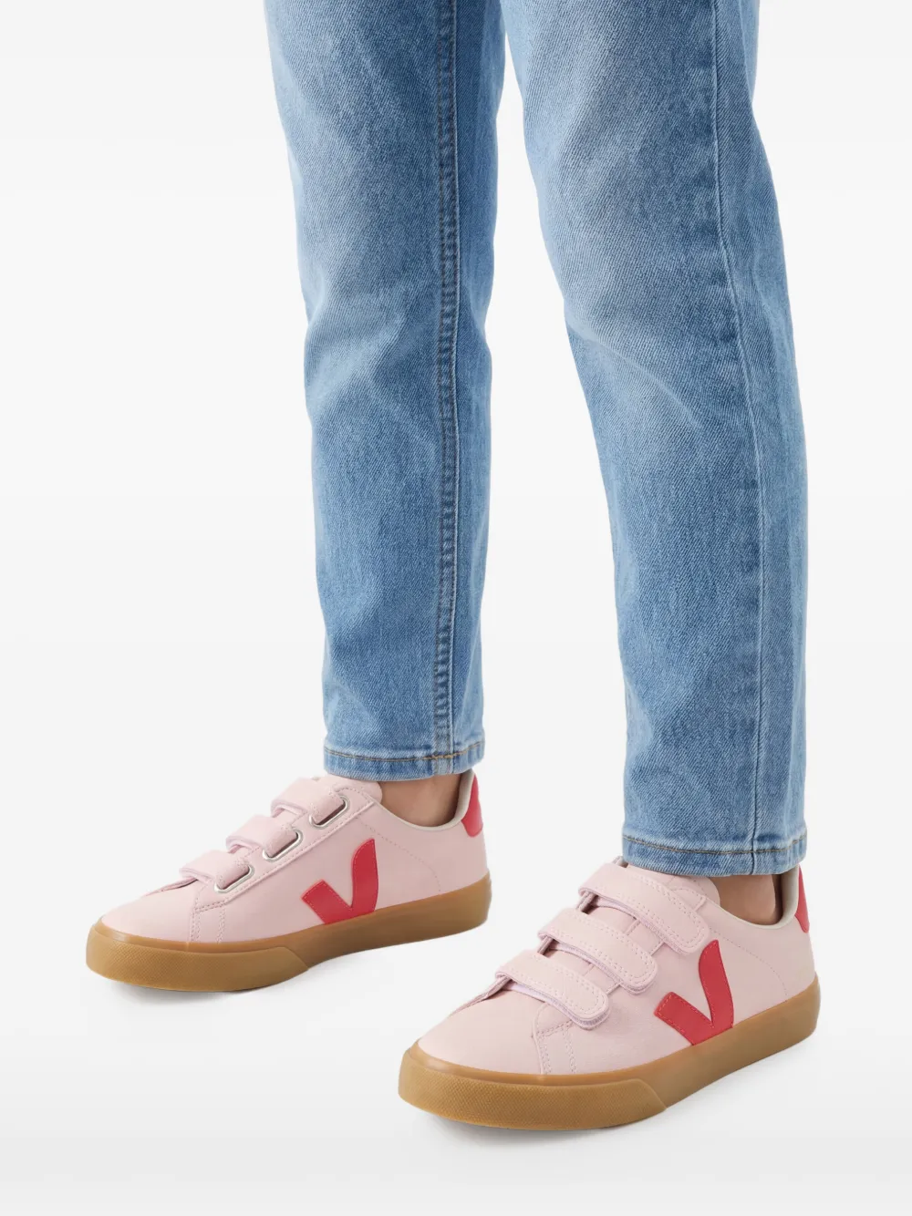 VEJA Recife sneakers met klittenband Roze