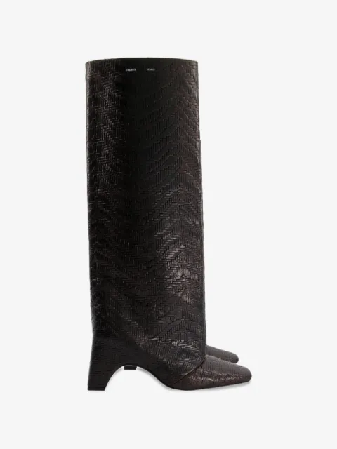 Coperni textured block heel boots
