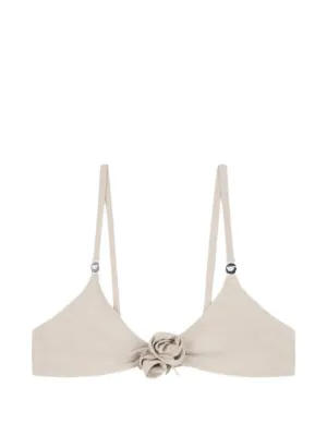 Solid & Striped bow-detail Bikini Top | Black | FARFETCH display picture 1