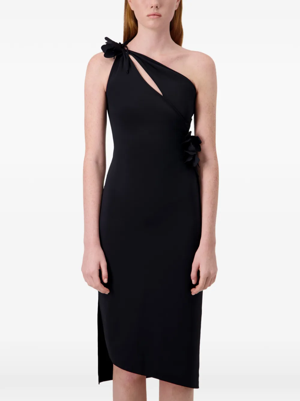 Coperni Asymmetrische mini-jurk Zwart