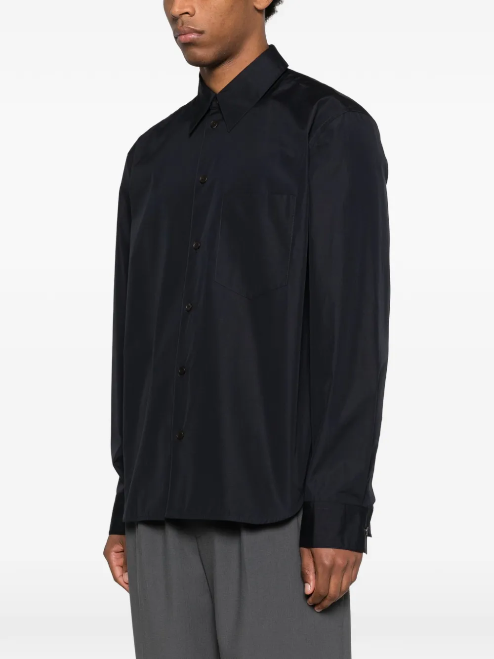 Jil Sander Overhemd met lange mouwen Blauw