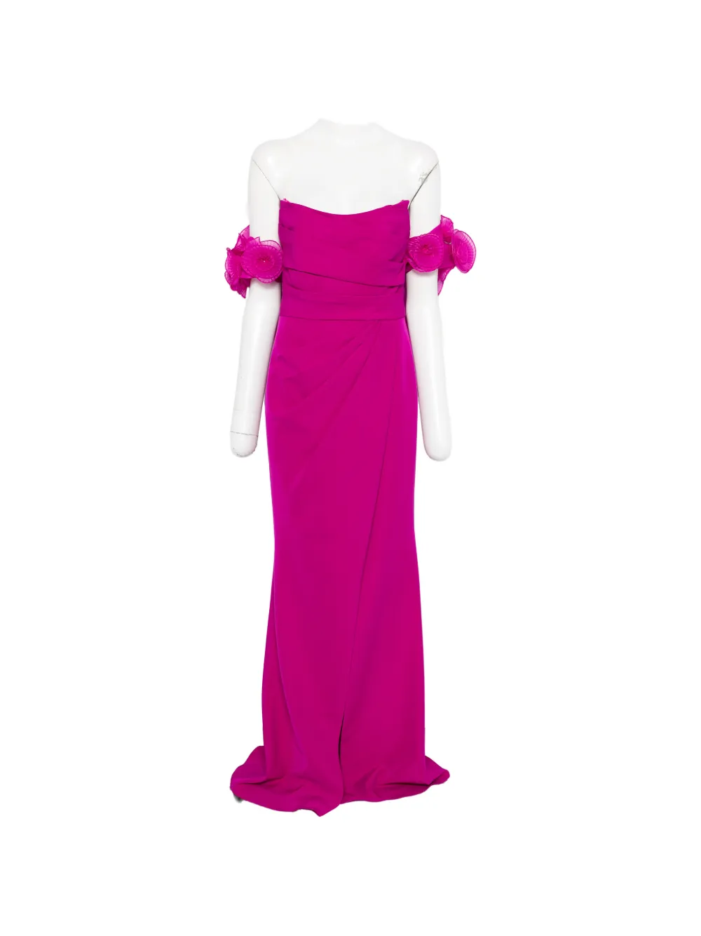 Marfil Barcelona ruffled strapless maxi dress (set of three) - Viola
