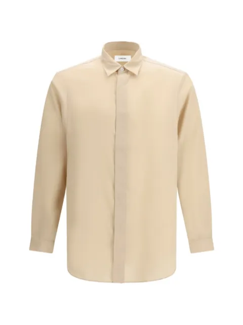 Lardini button-fastening shirt